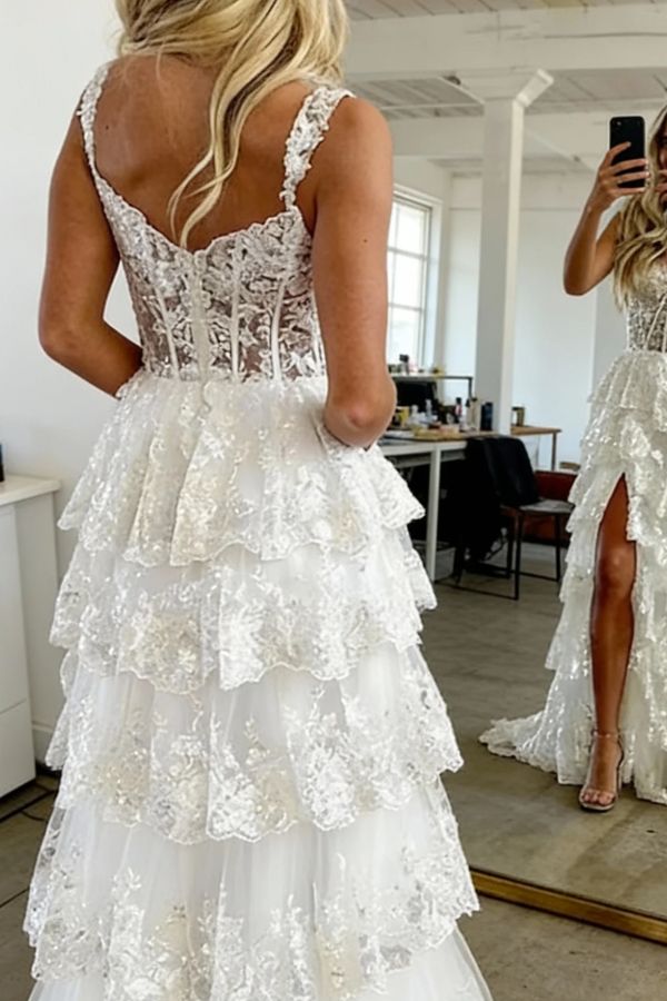 Robe de bal sexy à épaules dénudées en dentelle fendue pour jeunes filles noires, robe de bal longue à paillettes pour soirée formelle N790