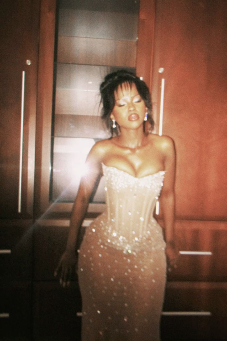 Robe de soirée sirène longue à paillettes champagne sexy AB1626