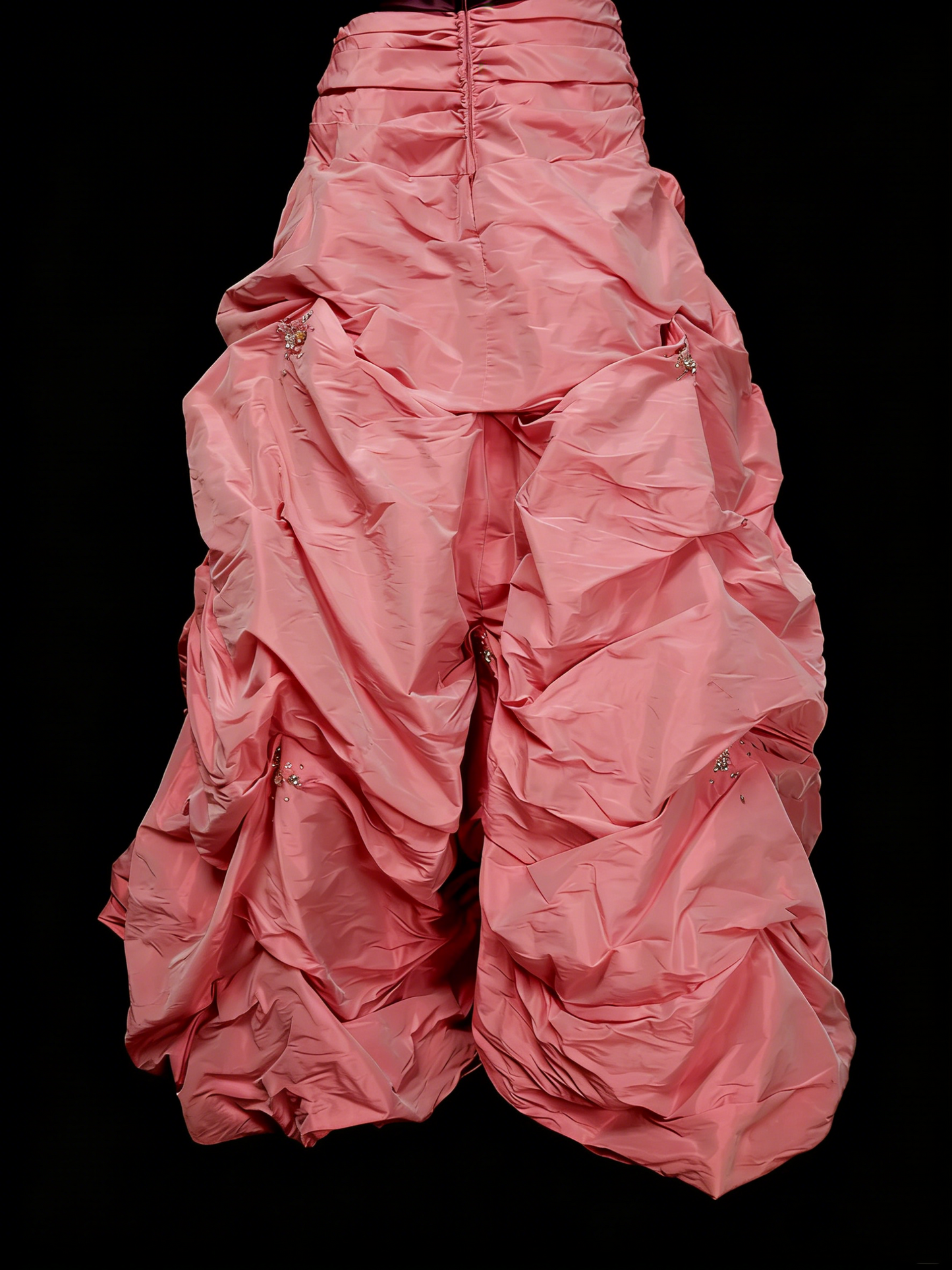 Robe de bal chic rose à décolleté cœur, longue, tenue de soirée pour jeunes filles (N1388)