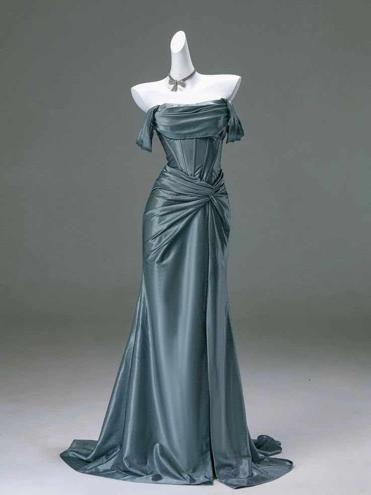 Schwer geschnittenes, figurbetontes Meerjungfrauen-Abendkleid N1871