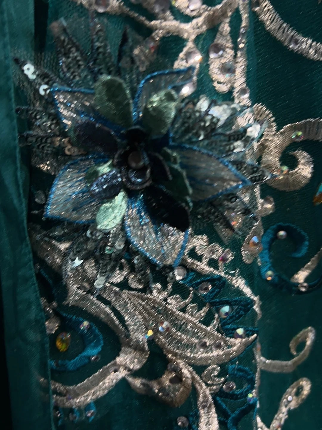 Vintage Prom Dresses Inspo Mermaid V Neck Green Chiffon 90s With Lace Beading For Women Formal Gowns N3313