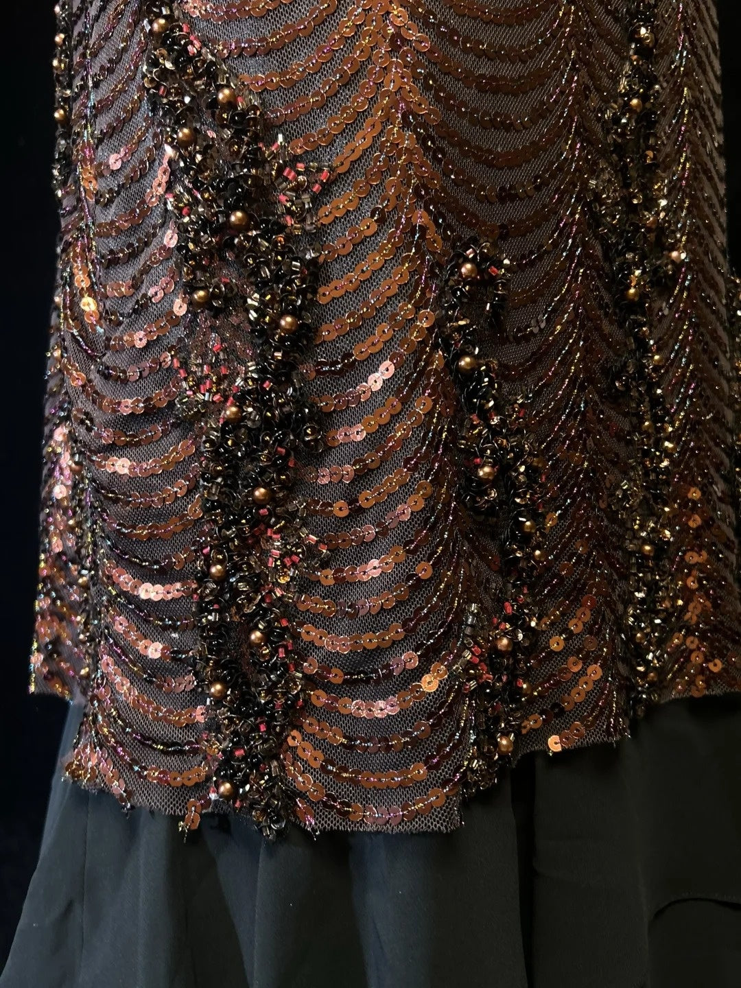 Robes de bal scintillantes sirène à fines bretelles en mousseline noire avec manches, tenues de soirée, longue robe de cérémonie RB3259