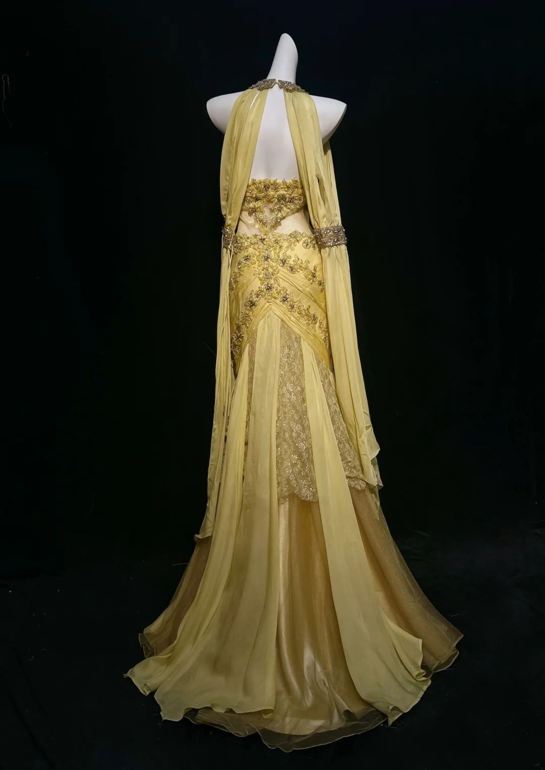 Yellow Prom Dress Inspo Mermaid Halter Chiffon Lace Satin With Beading 18th Birthday Outfits Formal Party Gown RC0117