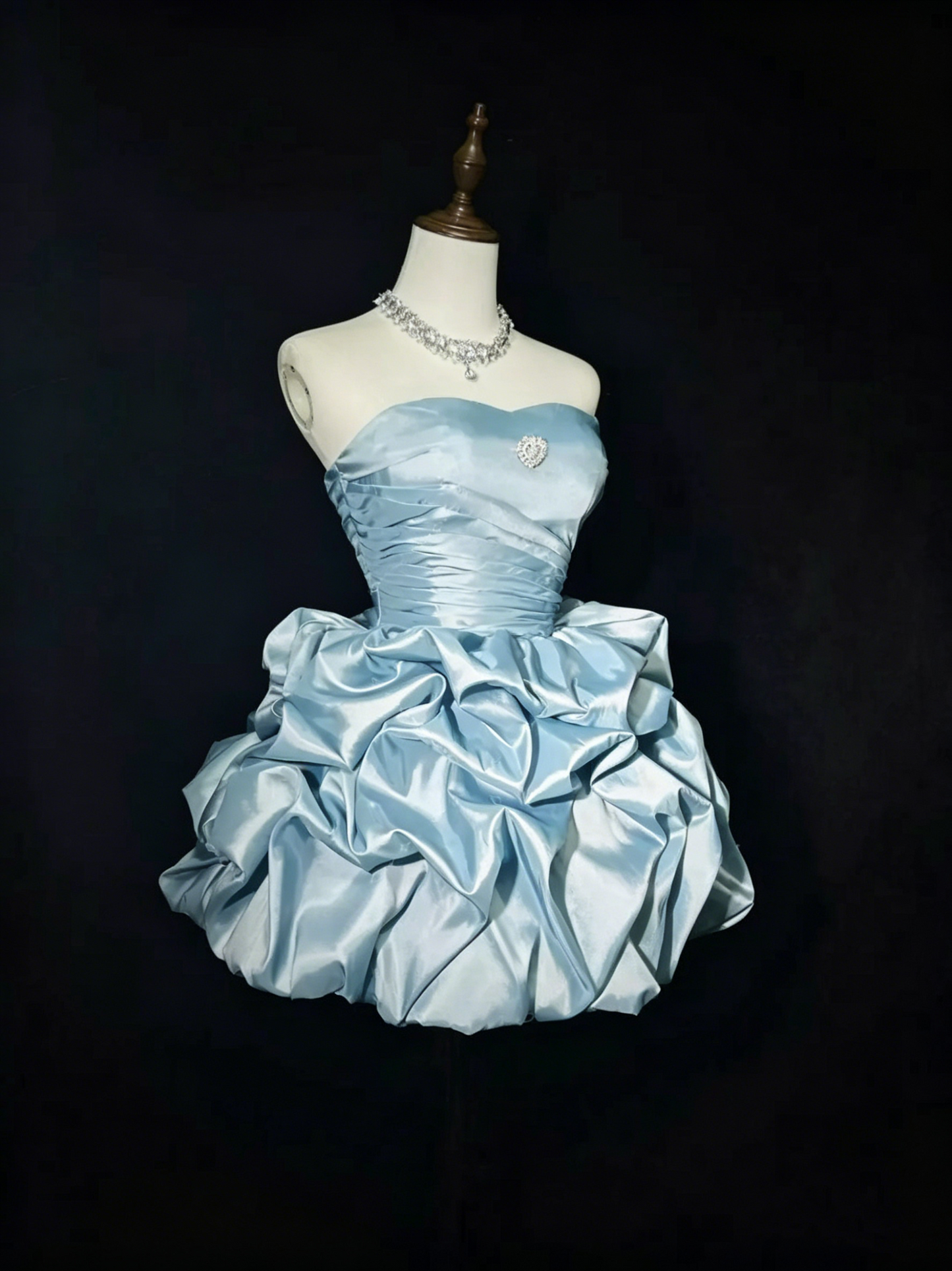 Traum-Ballkleid Sweetheart Hellblaues Ballkleid zum 16. Geburtstag Homecoming-Kleider N3806