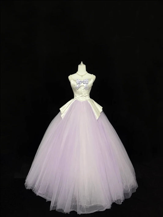 Sweet 16 Dresses Long Ball Gown Sweet Sixteen Long Birthday Dress Spaghetti Straps Lilac Formal Gown RC0367