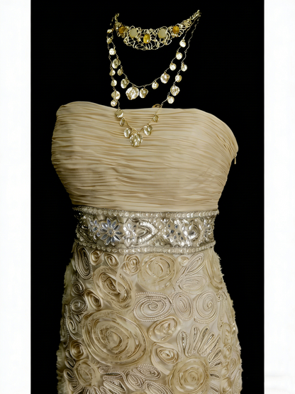 Retro Sheath Strapless Champagne Hoco Gowns Short 18th Birthday Dress Homecoming Dresses N1317