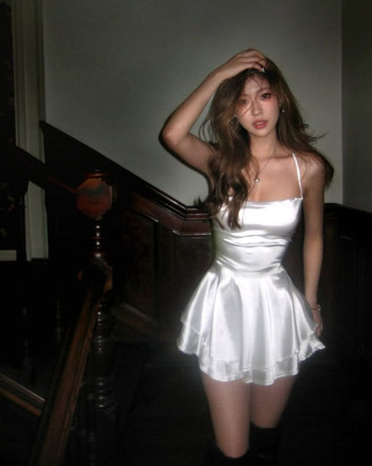 Lovely A Line Halter White Backless Short Party Dresses Homecoming Dress Cocktail Gown RB8958