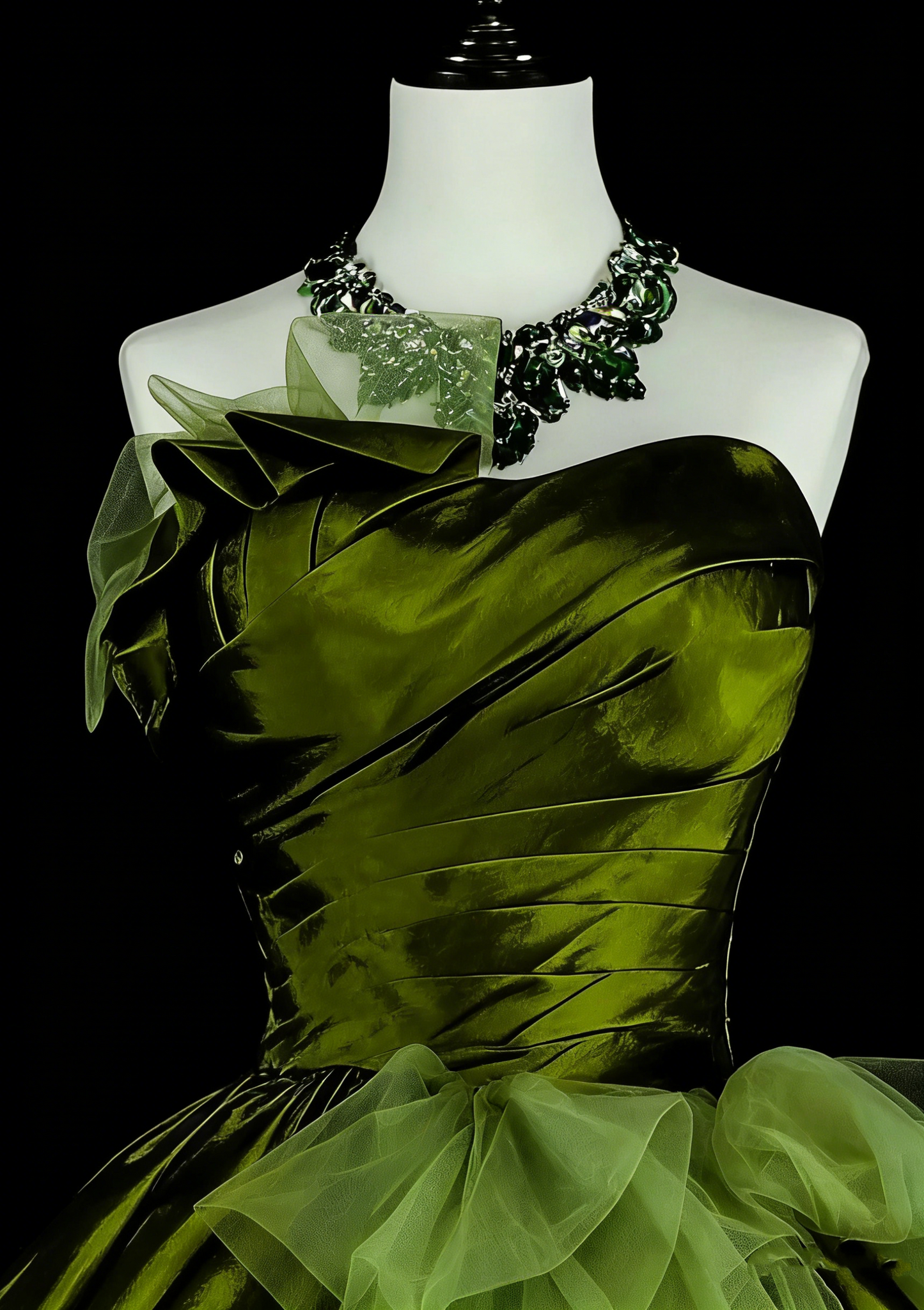 Robe de bal vintage bustier cœur en tulle vert olive, robe de quinceañera longue taille 15, Vestidos De Fiesta N1464