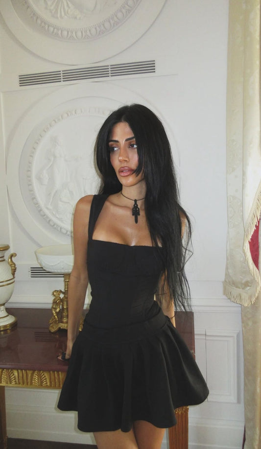 Sexy A line Halter Little Black Dress Short Party Dresses Homecoming Dress Cocktail Gown RB8973