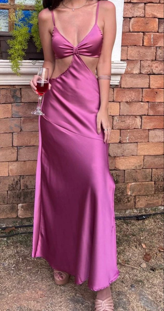 Robe de mariée sirène charmante à fines bretelles en satin, sans manches, longue, idéale pour un mariage ou un anniversaire (N1519)