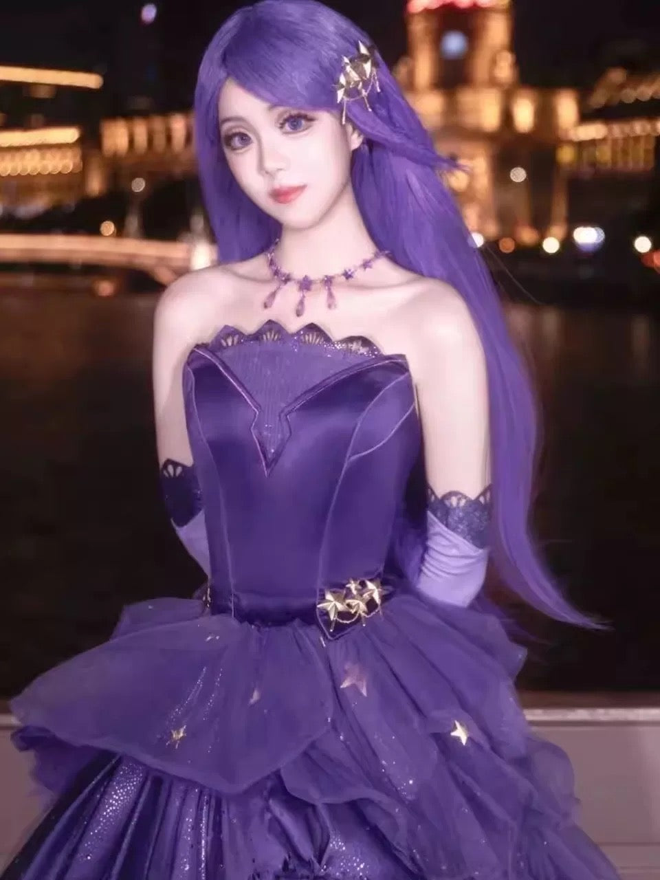 Princess High Low Strapless Purple Satin With Lace Prom Dresses Long Party Dress Grad Formal Evening Gowns AB2171