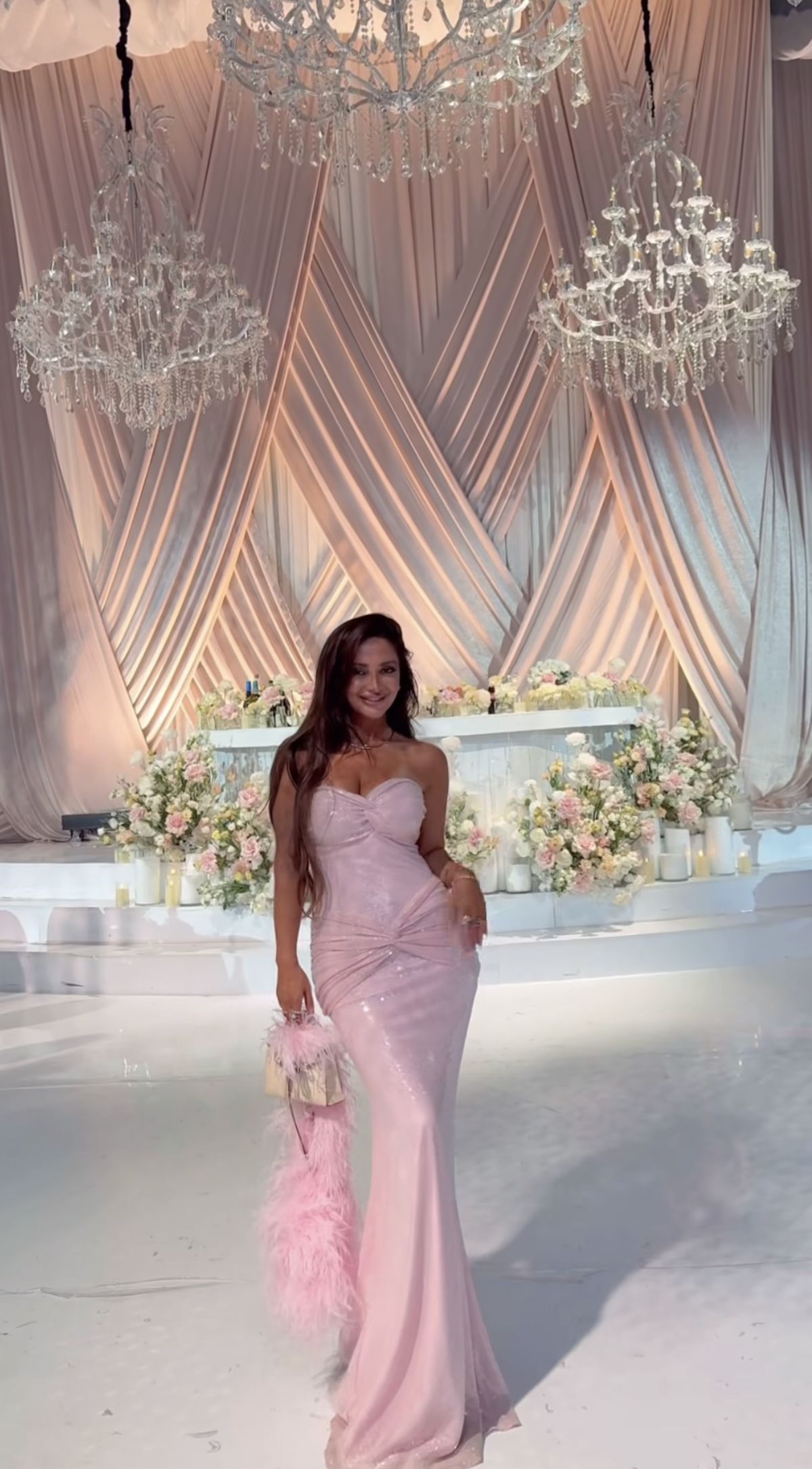 Prom Dress Mermaid Sweetheart Sparkly With Ruffled Floor Length Graduation Party Dress RC0904