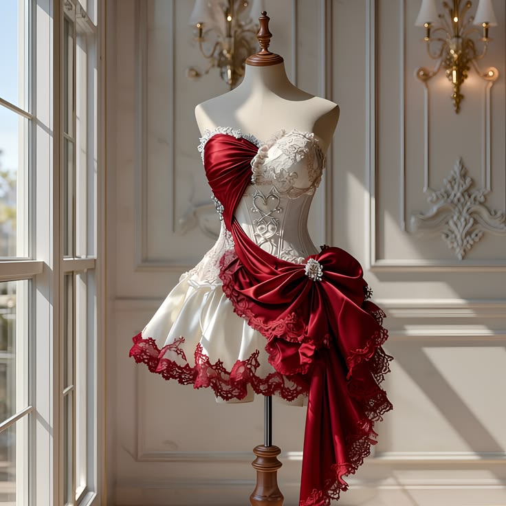 Whimsical Dream Ball Gown Sweetheart White Burgundy Hoco Outftis With Lace inspo Short Homecoming Dresses RB6867