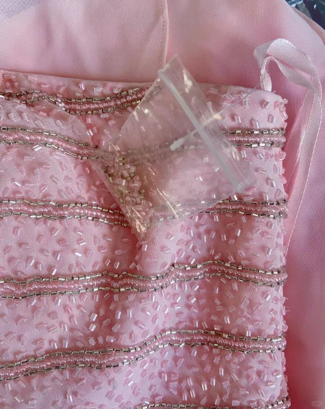 Vintage Abschlussballkleider 80er Meerjungfrau One Shoulder Pink Chiffon Ärmellos Mit Perlen Semi-Formale Abendoutfits N3620