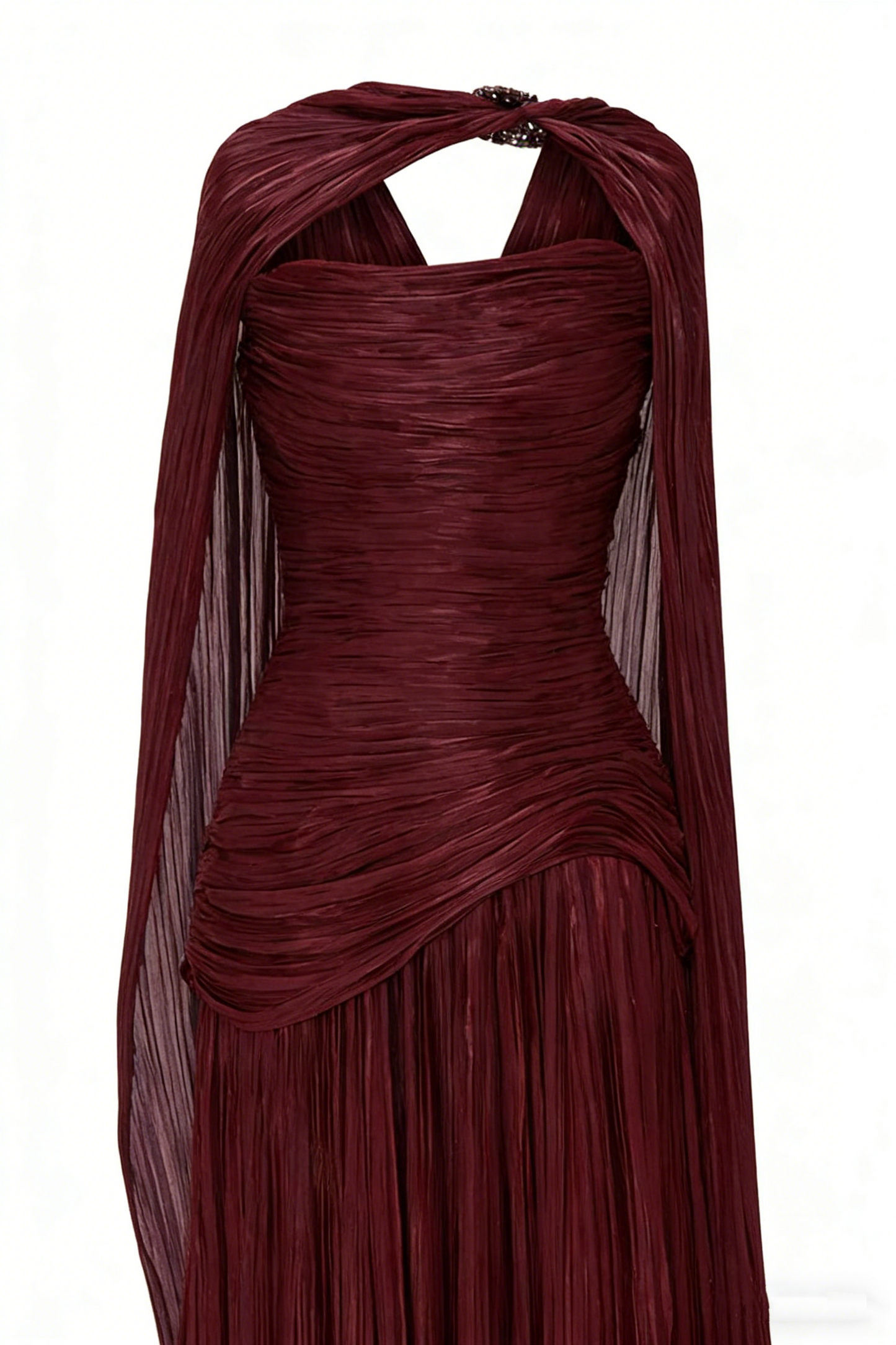 Elegant A line V Neck Navy Blue Tulle With Cape Long Formal Fancy Evening Dress Dinner Outfits Classy Party Gowns AB2022