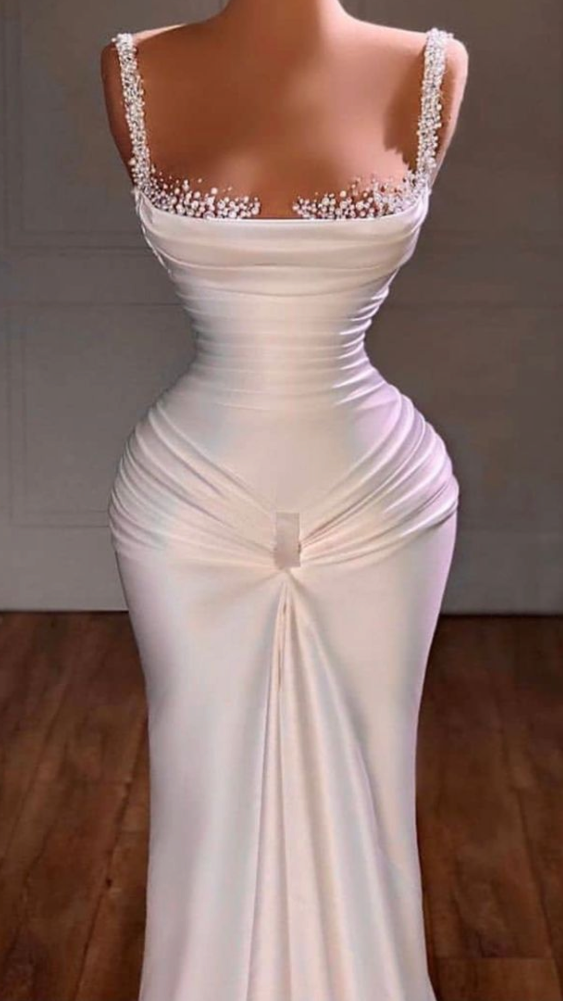 Modest Mermaid Sweetheart Pearls White Prom Dresses With Beads Gem Lilac Evening Party Formal Gown 20th Birthday Outfits AB834