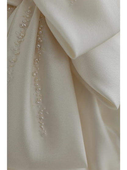 Robe de mariée sirène à épaules dénudées pour femme, ornée de plis et longue jusqu'au sol, modèle AB1018