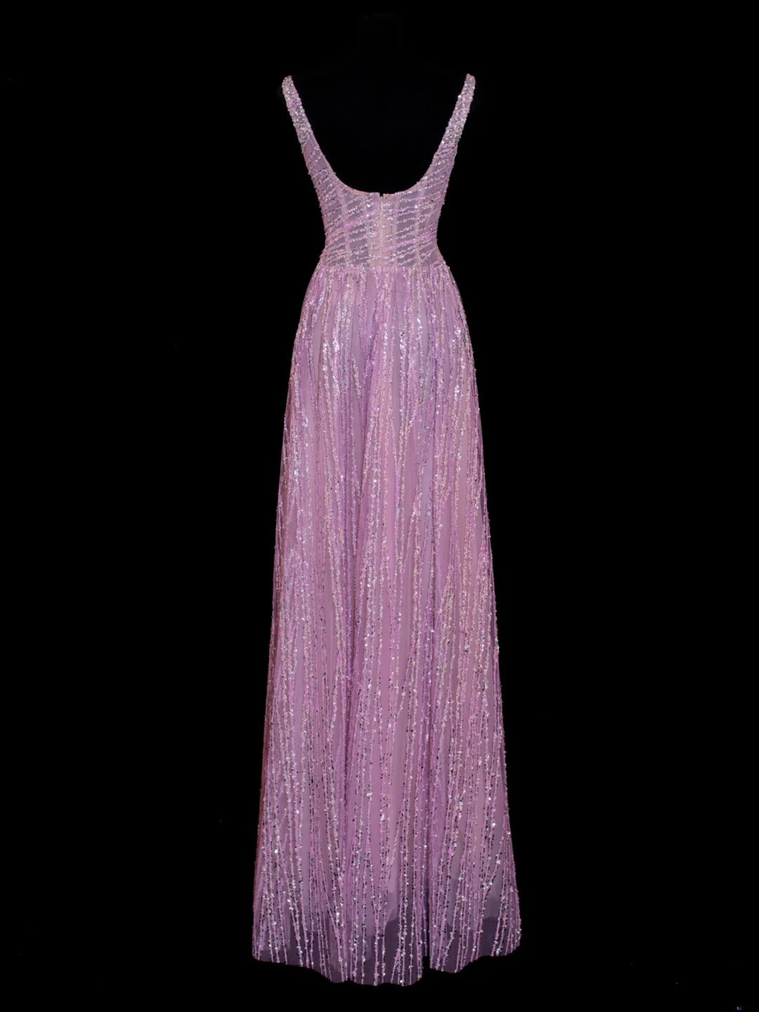 Preiswertes, paillettenbesetztes, formelles A-Linien-Kleid im Stil der 1950er Jahre mit eckigem Ausschnitt, rosa Falten und Perlenbesatz – ein beeindruckendes langes Ballkleid oder Abendkleid für festliche Anlässe (SA004).