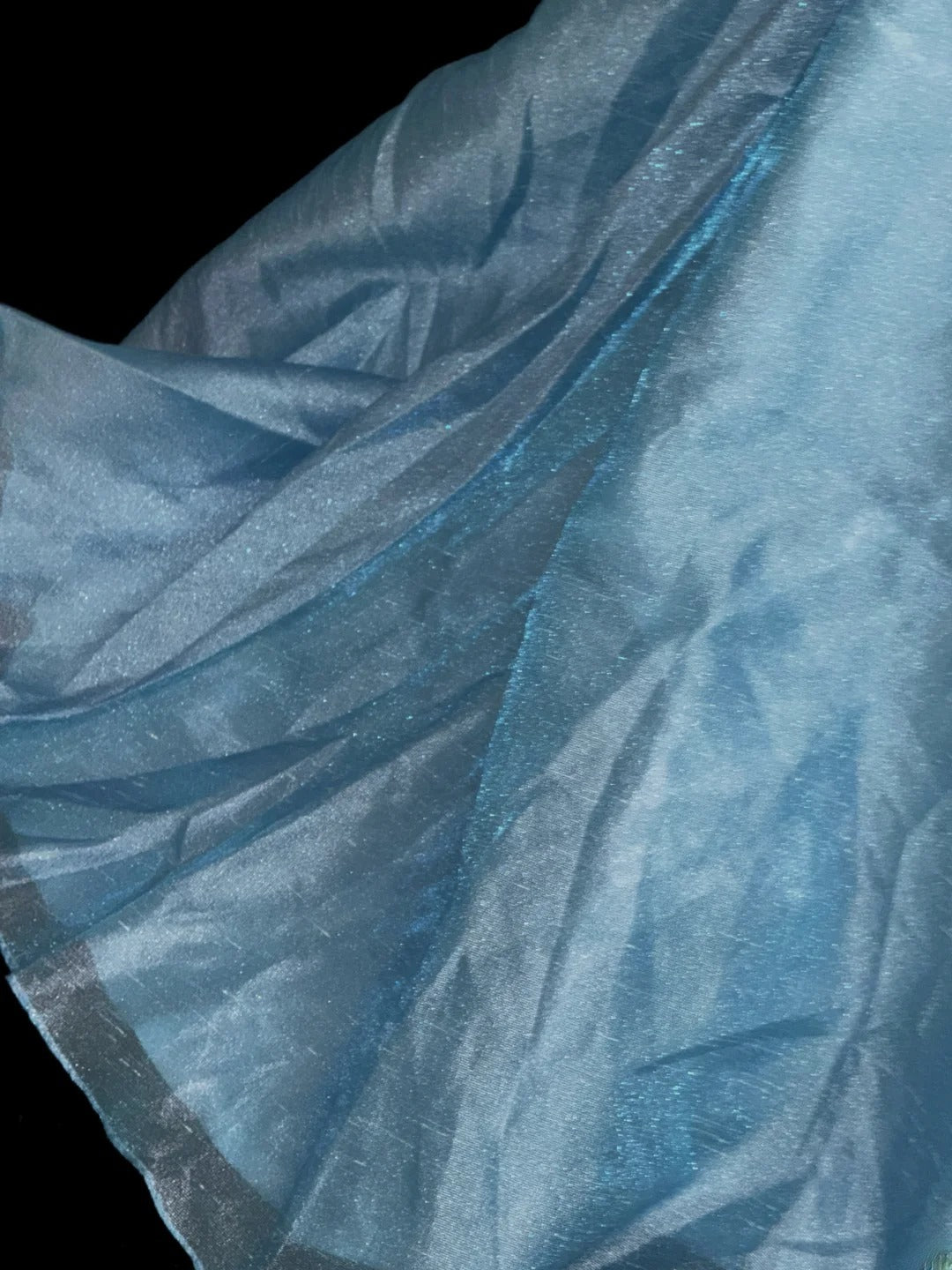 Robes de bal modestes sirène col en V bleu ciel clair avec perles longues tenues de soirée formelles RB3348