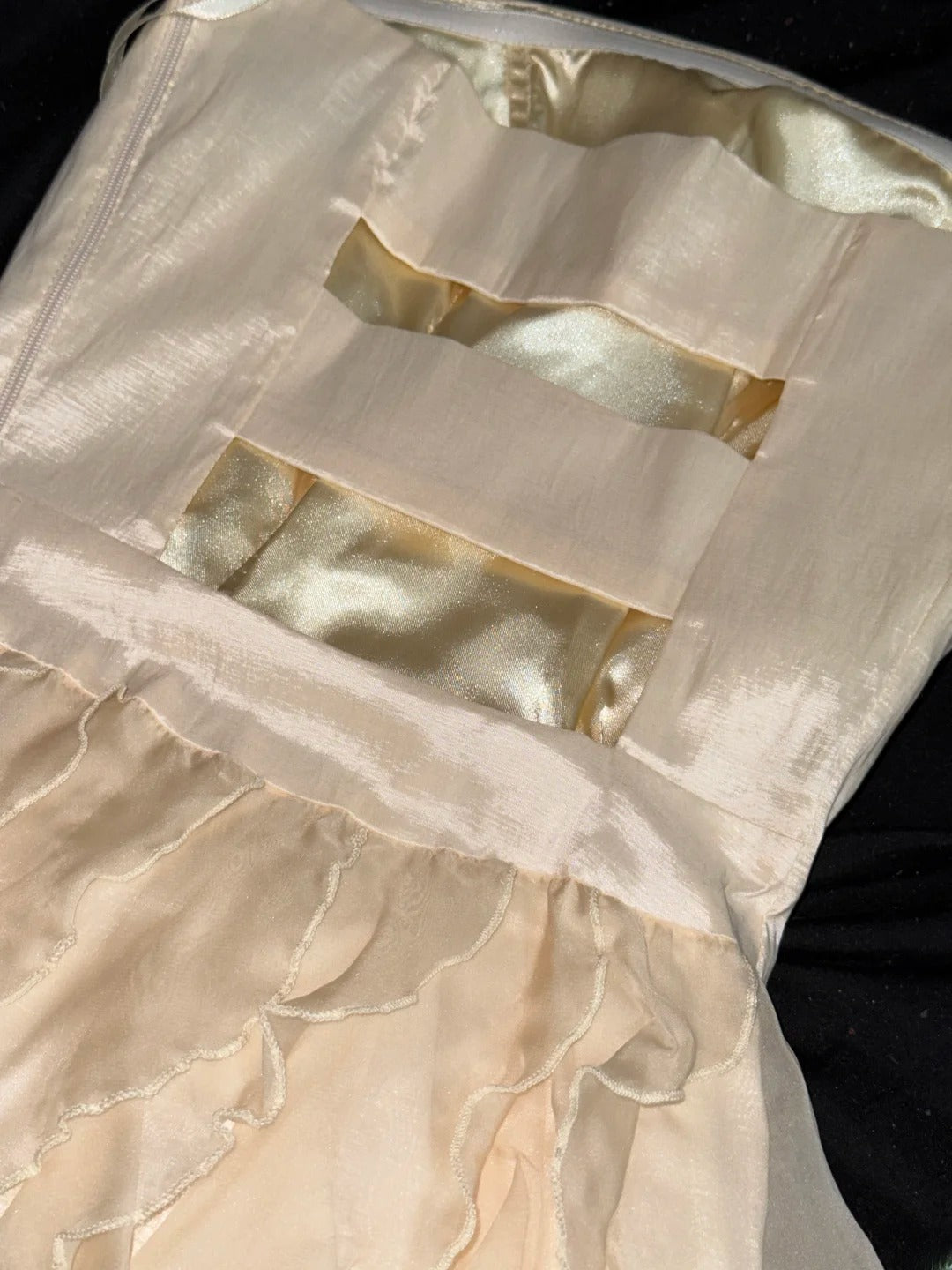Robes de bal de fin d'année modestes, sans bretelles, champagne clair, courtes, pour l'école secondaire, pour les élèves de 3e, d'inspiration pour le bal de promo, robe de soirée RB3349