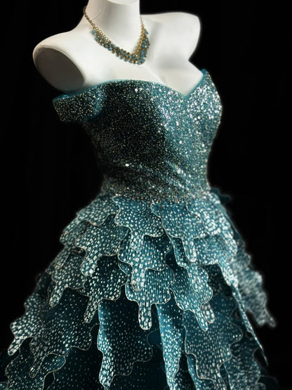 Sophisticated Prom Dresses Ball Gown Off The Shoulder With Beading Long Evening Dress Formal Outfits RB5823
