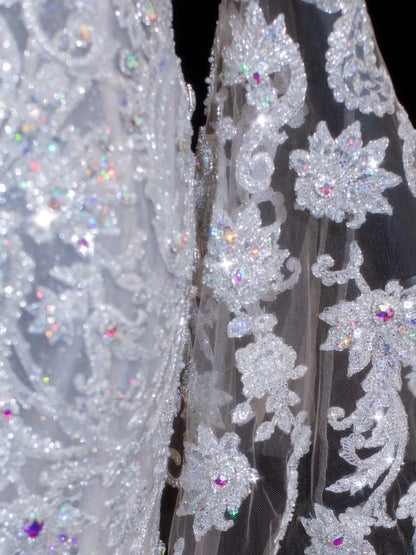 Robes de mariée élégantes et pudiques pour la mariée, style sirène, bustier, manches longues, dentelle, tailles petites et grandes, SA012