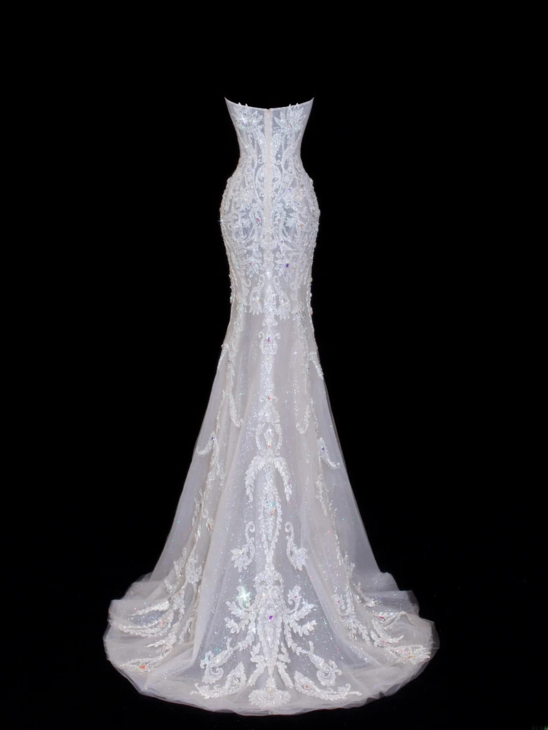 Robes de mariée élégantes et pudiques pour la mariée, style sirène, bustier, manches longues, dentelle, tailles petites et grandes, SA012
