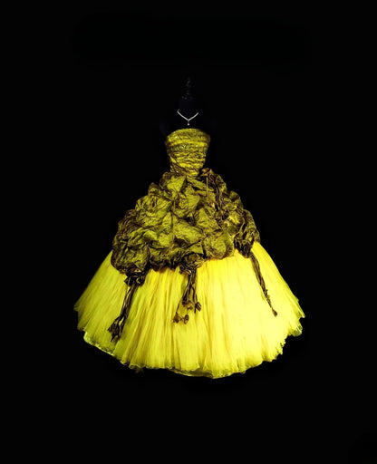 Pretty Ball Gown Strapless Olive Green Taffeta Tulle Moda 2000 Quince Dress Long 15 Quinceanera Dresses Ideas Formal Outfits RB6365