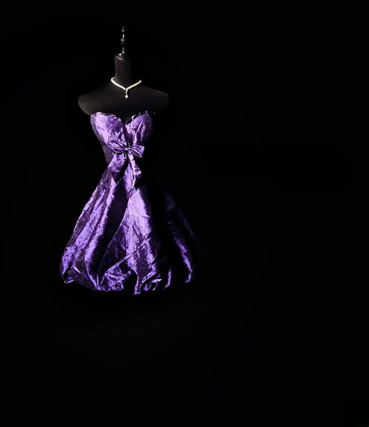 Modest Hoco Dress Homecoming Dresses Ball Gown Sweetheart Purple 16th Birthday Party Outfits RB6367