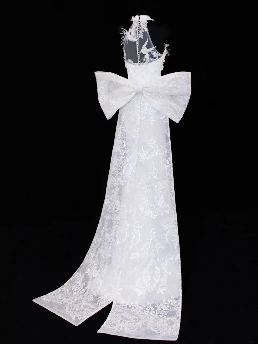 Prinzessinnen-Hochzeitskleider, elegant und schlicht für die Braut, Meerjungfrauen-Stil, hoher Kragen, Weiß, Brautkleider in kleinen/großen Größen für Damen SA021