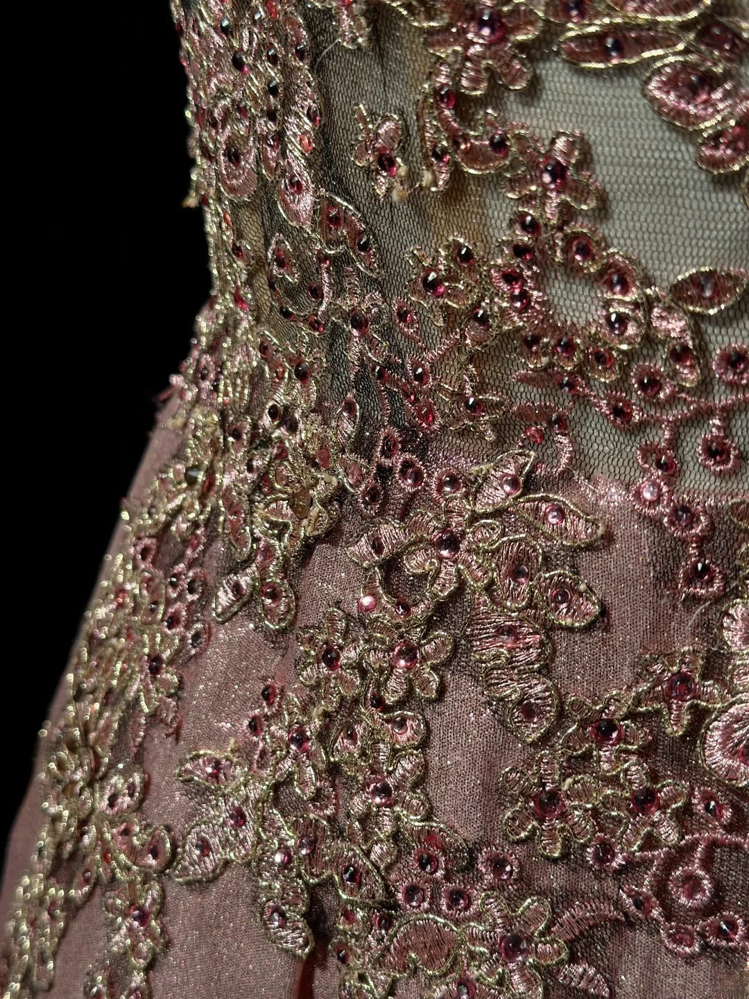 Classy Prom Dresses A Line V Neck Pink Sequin With Appliqued Evening Dress Formal Outfits RB5832