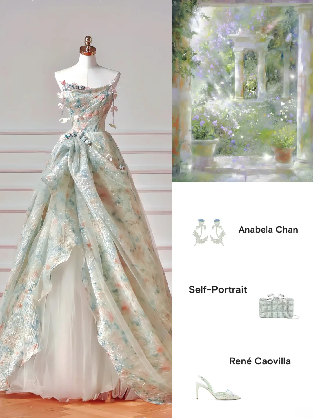 Elegantes, trägerloses Ballkleid mit Blumenmuster und Korsett, figurbetont, für Teenager und Mädchen an weiterführenden Schulen (AQ025)