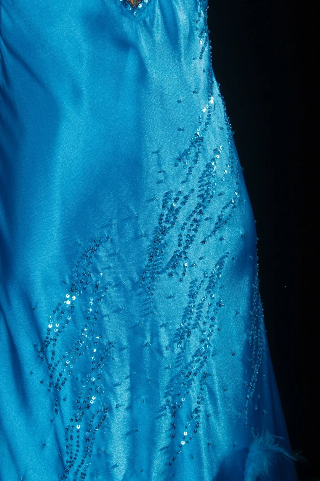 Vintage 90s Prom Dresses Women Mermaid Halter Blue Long Formal Dance Evening Party Gowns AS029