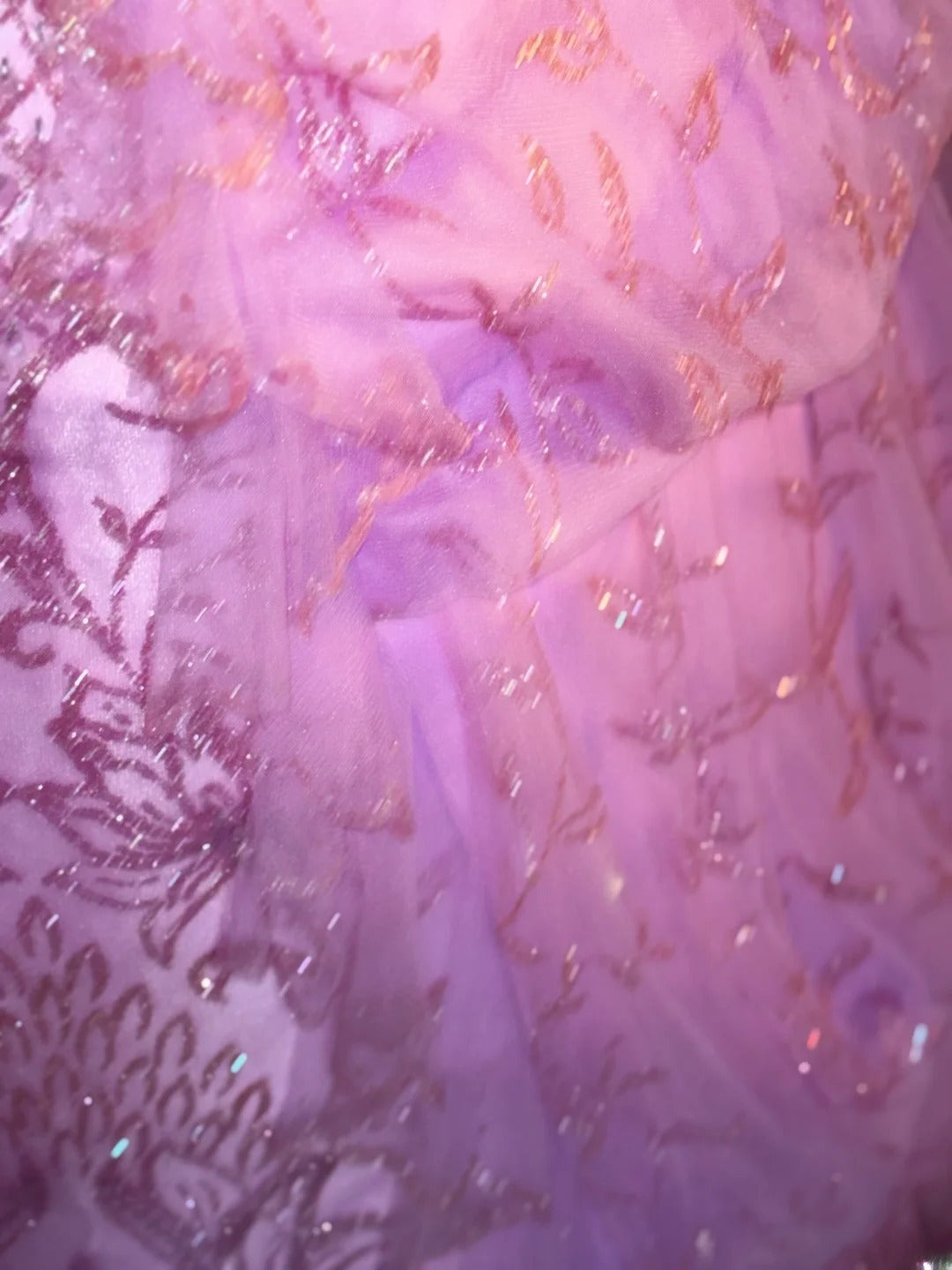 Jolie robe de bal bustier en tulle lilas à paillettes avec perles, longue robe de Quinceañera, robe de Cendrillon RB3372