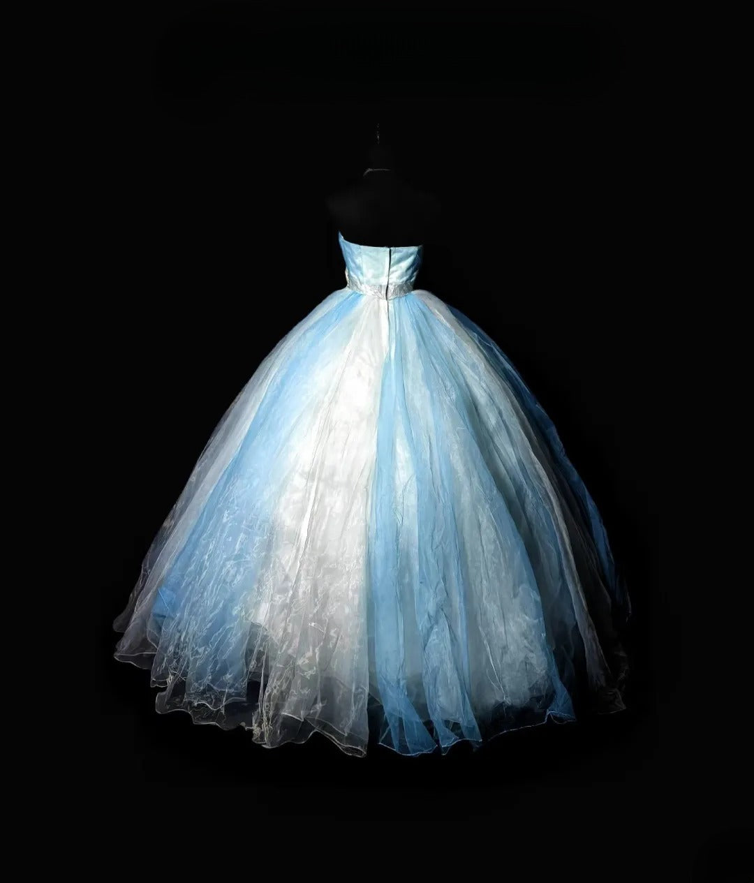 Modest Ball Gown Strapless Light Blue Quinceañera Dress Moda 2000 Long 15 Quinceanera Dresses Ideas Sweet 16 Outfits RB6381