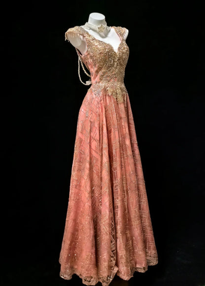 Robe de bal vintage bustier cœur à sequins et appliques, longue, pour quinceañera, tenue d'anniversaire Sweet 15/16 AS039