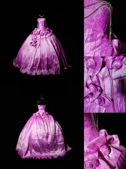 Modest Ball Gown Strapless Pink Quinceañera Dress Moda 2000 Long 15 Quinceanera Dresses Ideas Sweet 16 Outfits RB6932