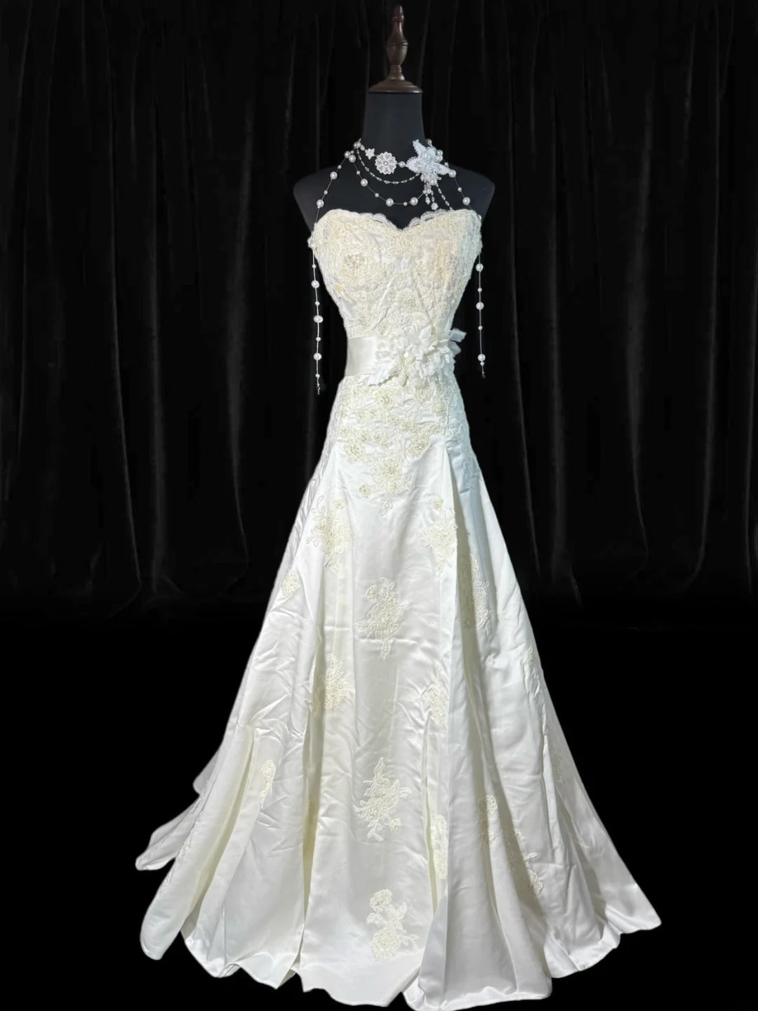 Rustikales langes Brautkleid im 70er-Jahre-Stil, einzigartiges Meerjungfrauen-Kleid mit Herzausschnitt im Boho-Stil mit Spitzenkorsett, figurbetontes Brautkleid für kleine und große Größen AS043