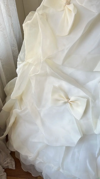 Prinzessinnen-Kleid zum 16. Geburtstag, lang, herzförmiger Ausschnitt, Gelb mit Blumen, Ballkleid, Sweet Sixteen Geburtstagskleid RC0417