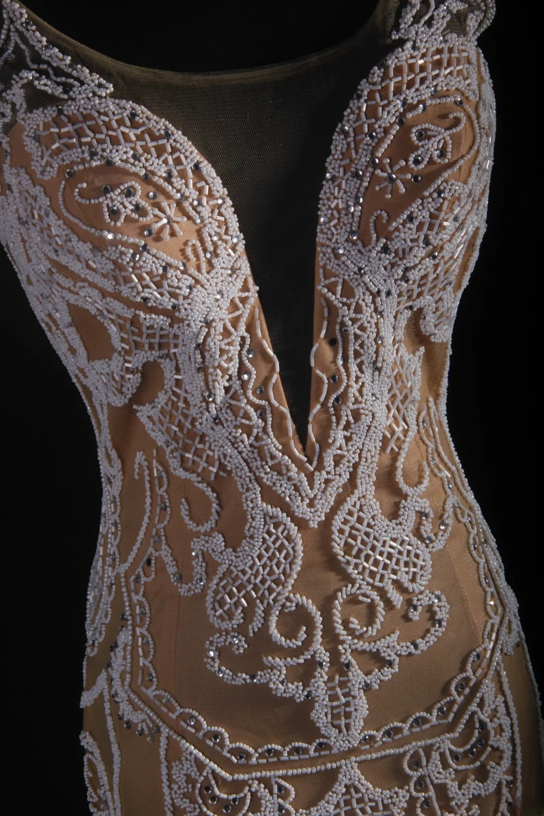 Robe de soirée longue sirène vintage en tulle et dentelle, inspiration champagne, longueur au sol, AS050