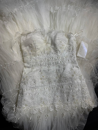 Traumhafte lange Brautkleider im 70er-Jahre-Stil, Meerjungfrauen-Ausschnitt, Boho-Stil, mit Spitze, figurbetont, auch in kleinen und großen Größen erhältlich, AS051