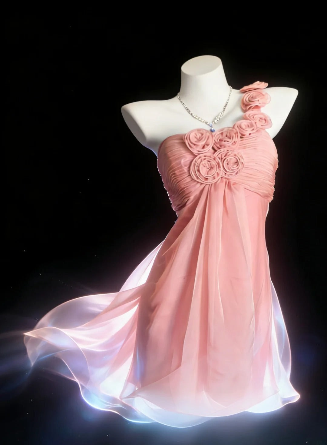 Robe de cocktail vintage trapèze asymétrique à volants plissés, robe de bal courte Hoco Gown AS056