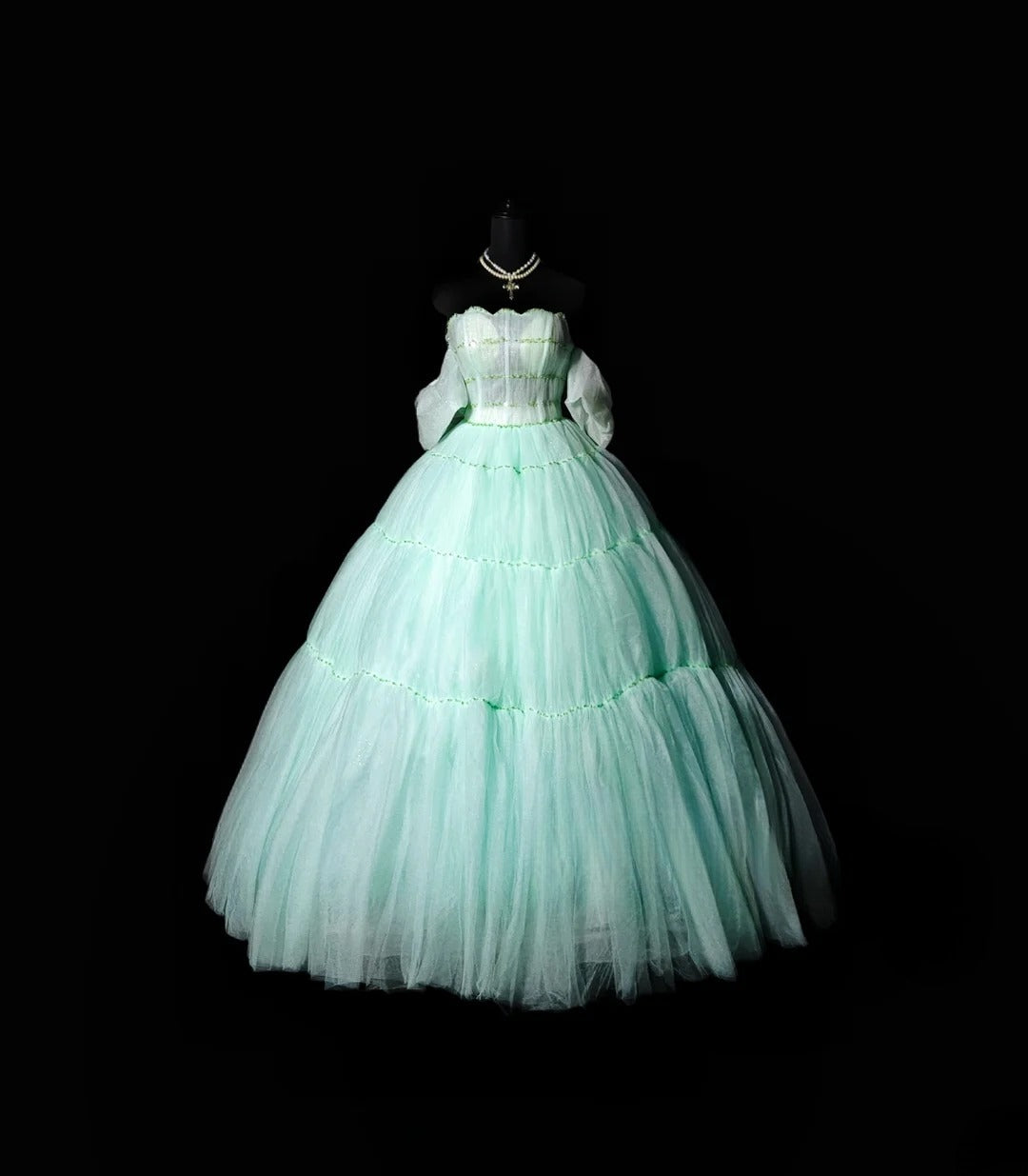 Princess Ball Gown Strapless Blue With Beading Long Quinceañera Dress Moda 2000 15 Quinceanera Dresses Ideas Sweet 16 Outfit RB6948