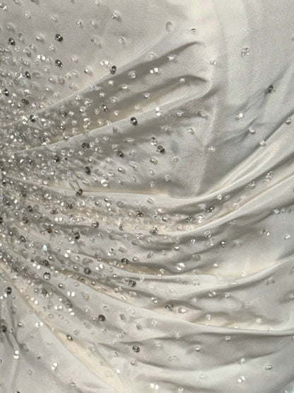Vintage Princess Wedding Dress Mermaid Strapless White Brides Gown Bridal Dress Long Wedding Dresses RB5777