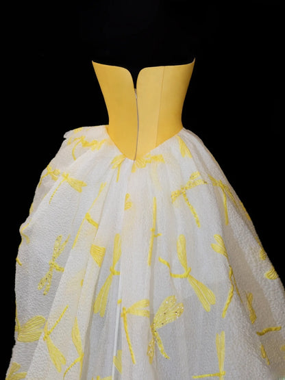 Elegantes Ballkleid im Stil der 1950er Jahre, formelles Modell mit Herzausschnitt, Pailletten und Perlen, Schlitz, beeindruckendes langes Abendkleid, Partykleid SA066