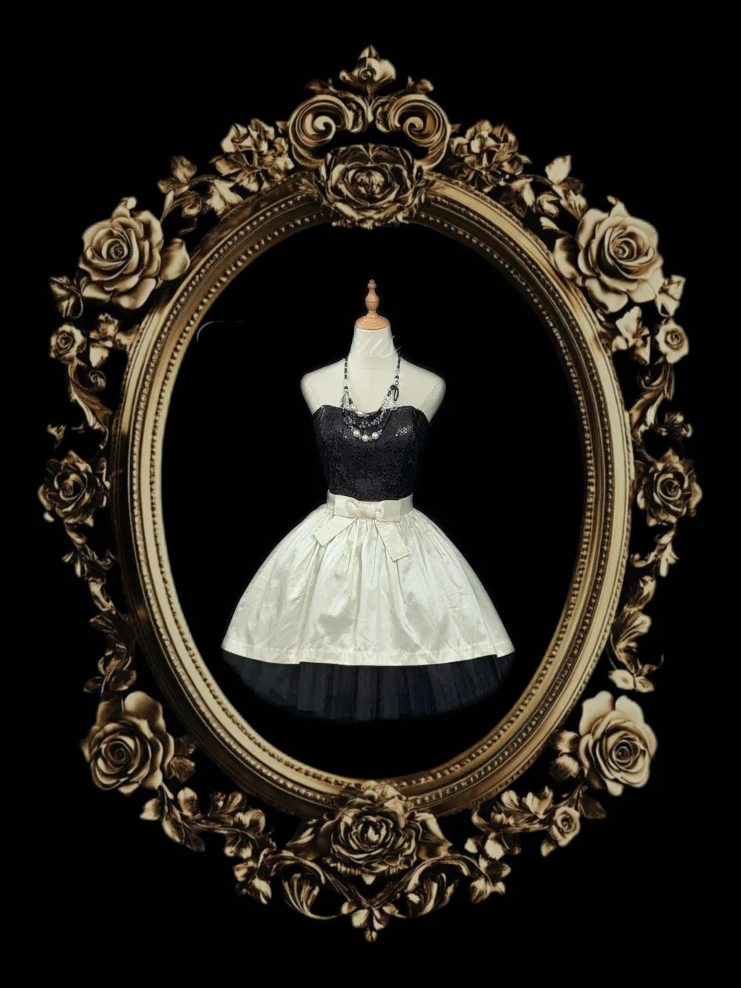Élégante Robe de Bal bustier noire à paillettes Robe de soirée Courte Mini Robes de 18ème Anniversaire Tenues Hoco RB3465