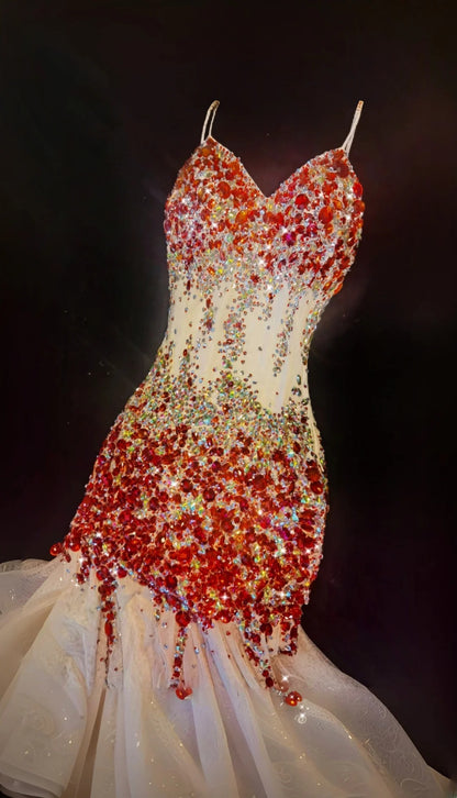 Robe de bal de promo vintage sirène à fines bretelles, longueur genou, robe courte pour un 16e anniversaire, robe de cocktail AS070