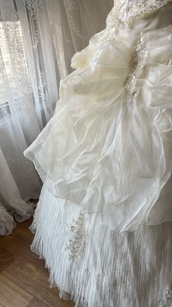 Dream Sweet 16 Dresses Long Halter Light Yellow With Lace Appliques Ball Gown Sweet Sixteen Party Birthday Outfit RC0459