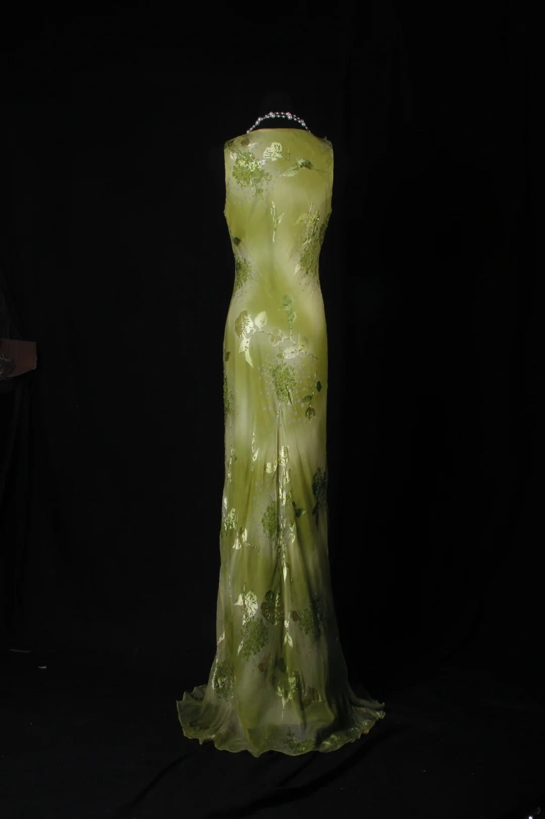 Cocktailkleid für Damen, Etuikleid mit V-Ausschnitt, floraler Spitze, grün, schmal geschnitten, lang, für Abschlussfeier, Ballkleid AS092