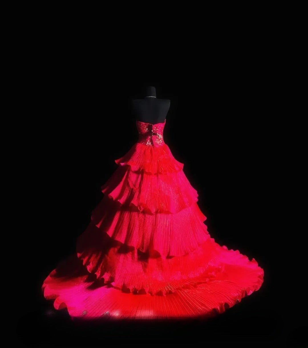 Sweet Ball Gown Strapless Hot Pink Long Quinceañera Dress Moda 2000 15 Quinceanera Dresses Ideas Sweet 16 Outfit RB7082